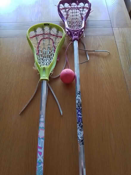 Photo of free 2 Lacrosse sticks with 1 ball (Woodseats S8) #2