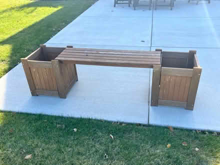 Photo of free Patio plant bench (New Berlin) #1