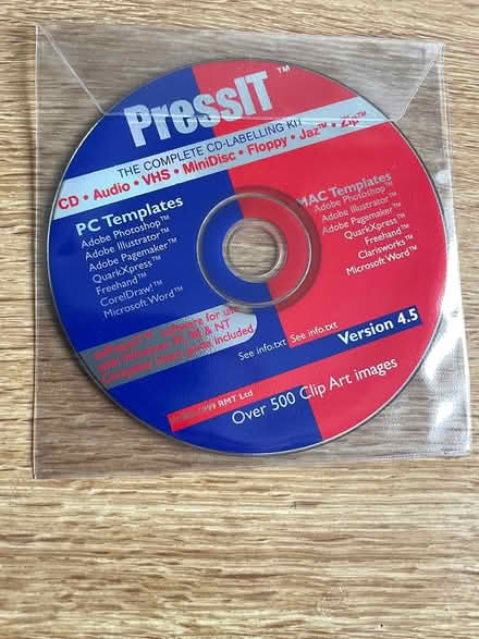 Photo of free CD label printing kit (Groby LE6) #1
