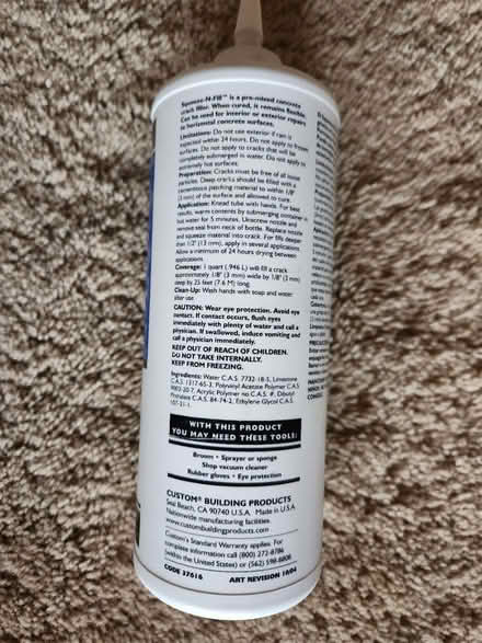 Photo of free Crack filler for concrete (Countryside in Sterling) #2