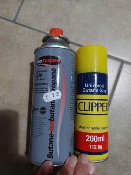 Photo of free Part used butane gas cans (Newark NG24) #1