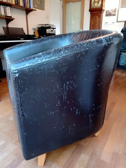 Photo of free Large bucket chair - restoration project or man shed (Cholsey OX10) #3