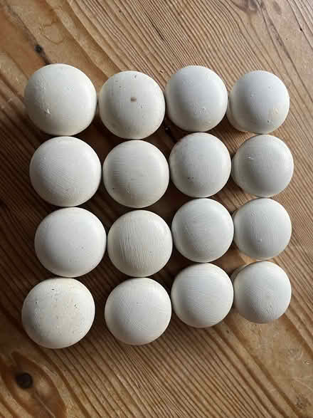 Photo of free 16 Wooden cupboard doorknobs (SY4 Bomere Heath) #1