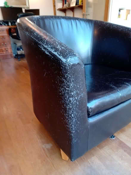 Photo of free Large bucket chair - restoration project or man shed (Cholsey OX10) #1