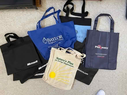 Photo of free Assorted tote bags (West Plano) #1