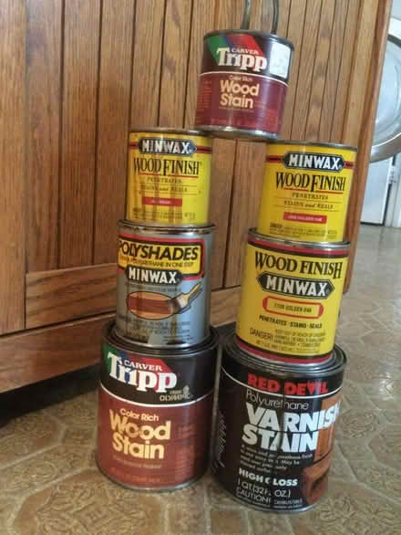 Photo of free Assorted wood stains (Countryside in Sterling) #1