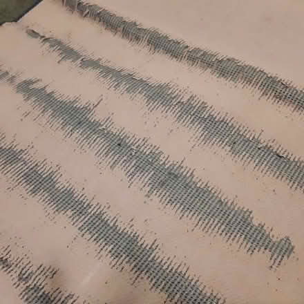 Photo of free bathroom rug losing its backing (Ballard) #3