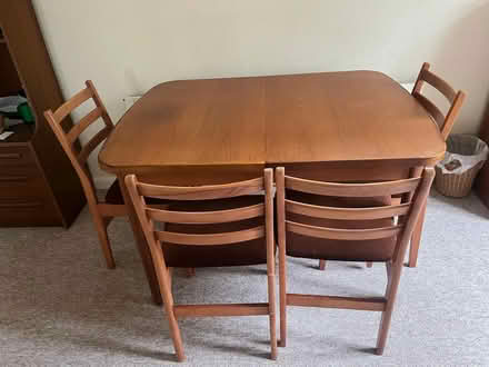 Photo of free Dining table and four chairs (Rock, Cornwall) #2