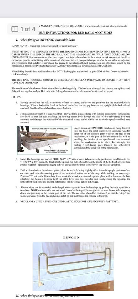 Photo of free Extending bed guards (KT15. Woodham.) #2