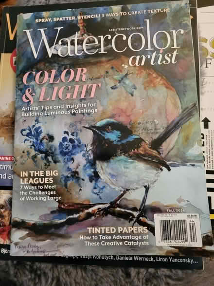 Photo of free Two watercolor Artist Magazines (Near Downtown Ypsilanti) #2