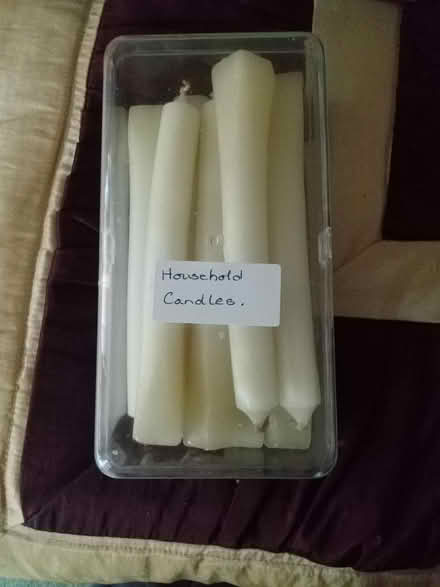Photo of free White household candles (Tonbridge TN9) #1