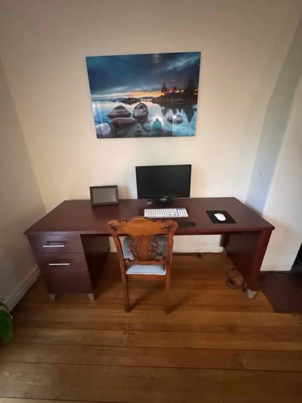 Photo of free 72"L Computer Desk with Drawers (North Berkeley) #2