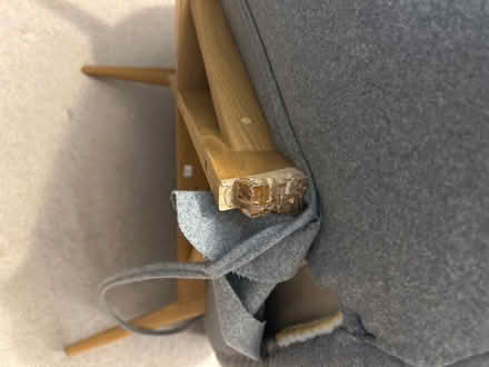 Photo of free Grey Comfortable Seat - Broken Leg (Camden) #3