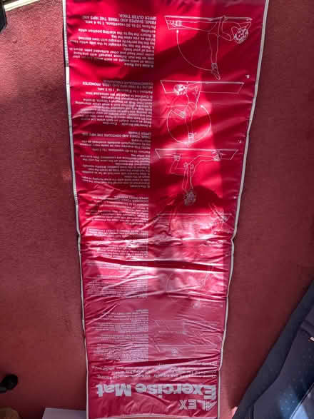 Photo of free Padded, plastic exercise mat (Bilton HG1) #1