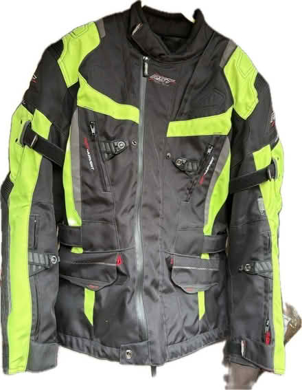 Photo of free Motorcycle jacket and trousers - size M (Greenback EH10) #1