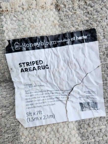 Photo of free 5' x 7' Rug #2 (76102) #2