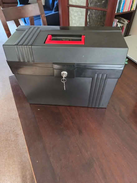 Photo of free Portable lockable filing box (Bluebell Hill ME5) #1