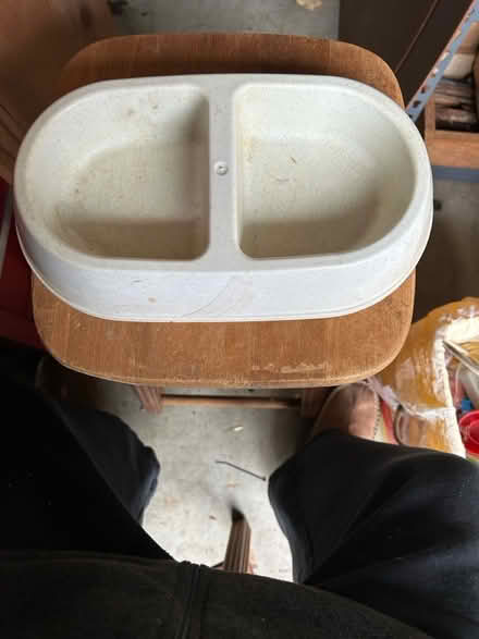 Photo of free Two compartment pet bowl (Elkridge rte103 & rte100) #1