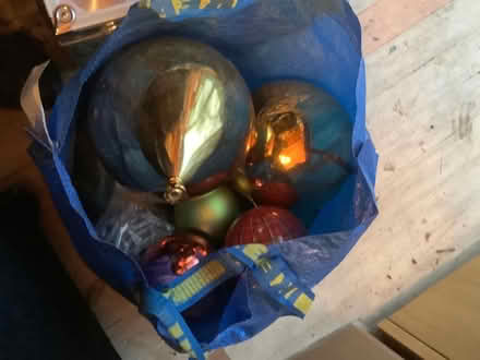 Photo of free Large Christmas baubles (Thornton heath) #1