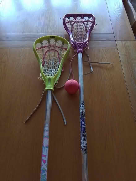 Photo of free 2 Lacrosse sticks with 1 ball (Woodseats S8) #1