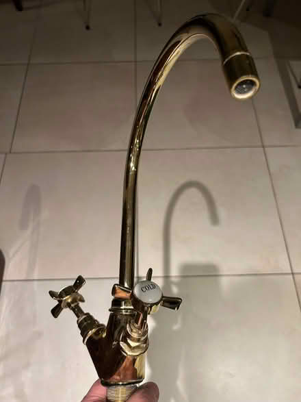 Photo of free Brass fully working kitchen sink tap (Askew Road W12) #4