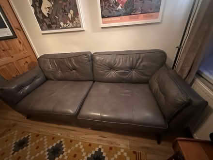 Photo of free Leather sofa (Prittlewell, SS2) #1