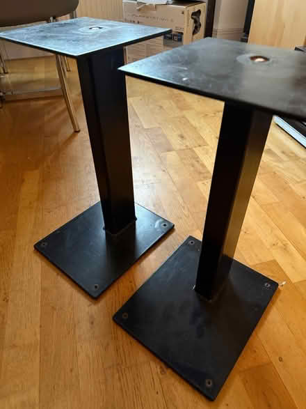 Photo of free Heavy metal speaker stands (HA6 Northwood) #1