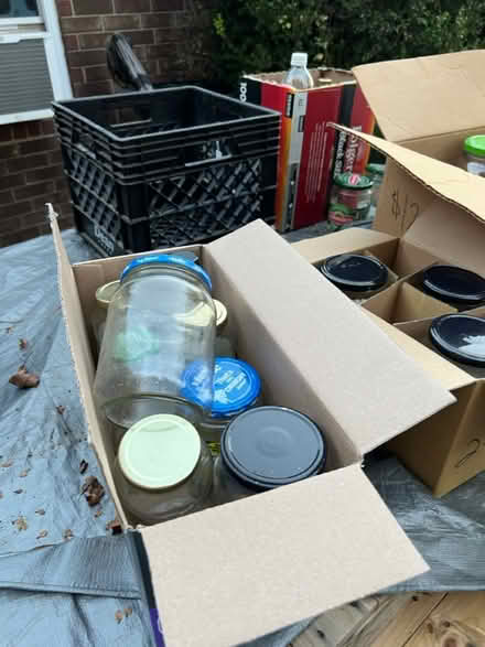 Photo of free One piece lidded jars (Vilonia) #3