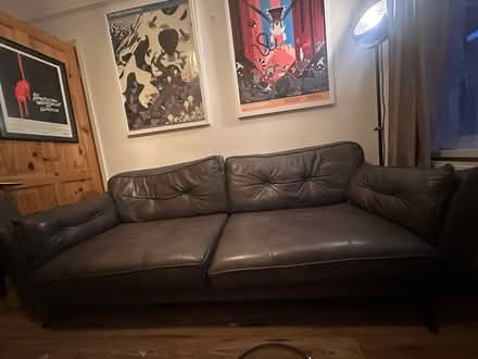 Photo of free Leather sofa (Prittlewell, SS2) #2