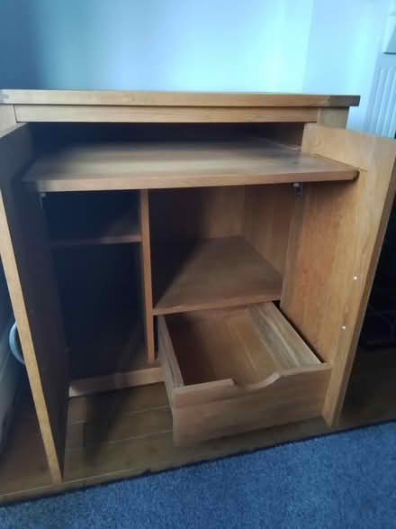 Photo of free Sideboard, hidden computer desk (Woodseats S8) #3