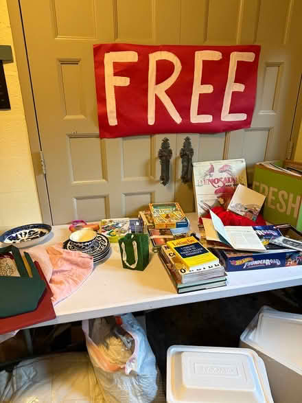 Photo of free Weighted blanket, jewelry, coolers (3401 Nebraska Ave NW) #1