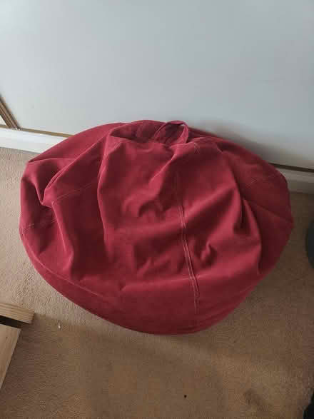 Photo of free Red beanbag (Derby DE24) #2