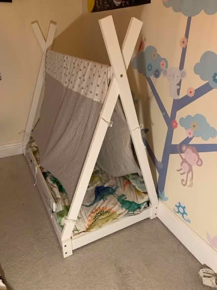 Photo of free Vida xl teepee bed frame (Thornton Heath, Croydon) #1