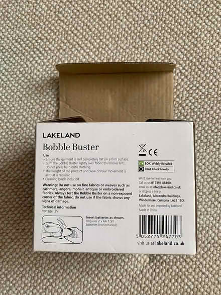 Photo of free Lakeland Bobble Buster (Whinfield DL1) #3