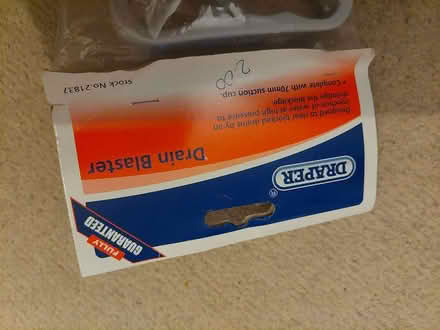 Photo of free Drain Blaster From Draper, New And Unused (DA9) #3