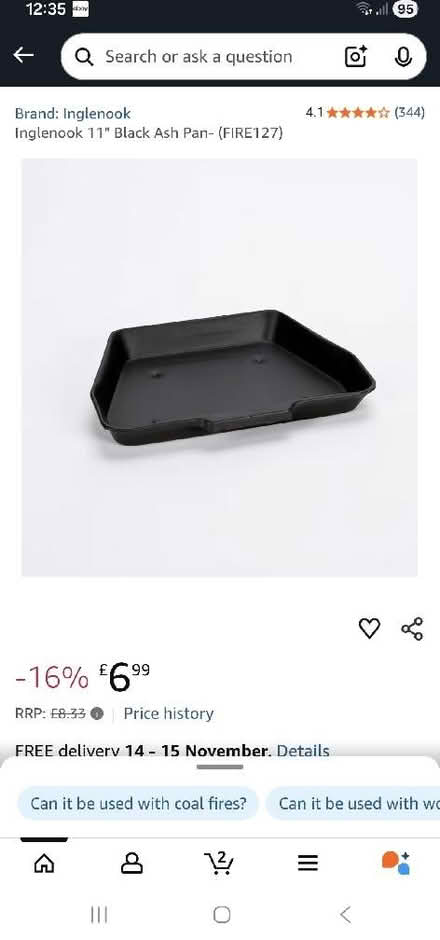 Photo of Ash Pan And Back Plate (CT11) #1