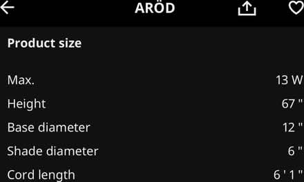 Photo of free IKEA ARÖD floor/reading lamp (grey) (Evanston (Green Bay & Emerson)) #2