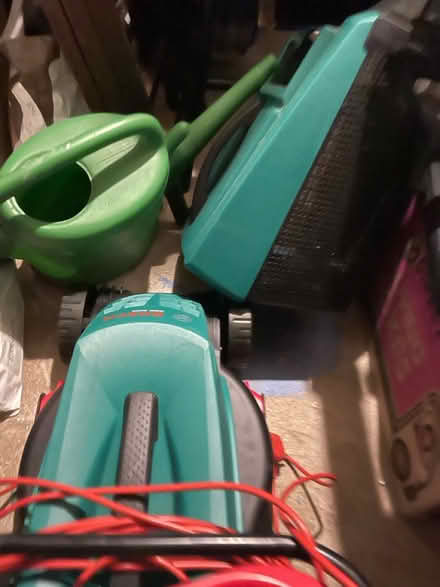 Photo of free Almost new Bosch lawnmower (Hackney E9) #3