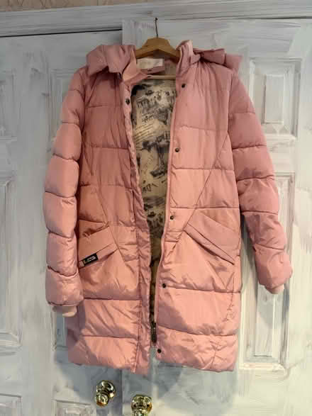 Photo of free Pink Korean Parka/snow coat (Layhill, Glenmont Metro area) #1