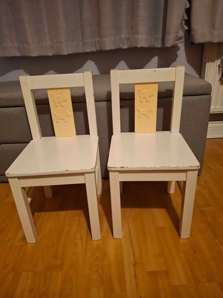 Photo of free Children's wooden chairs (Surrey Heath GU16) #1