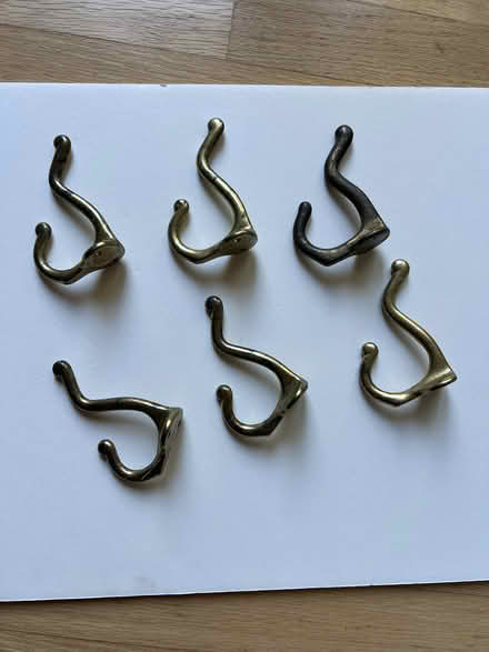 Photo of free Brass Hooks (Midtown Palo Alto) #1