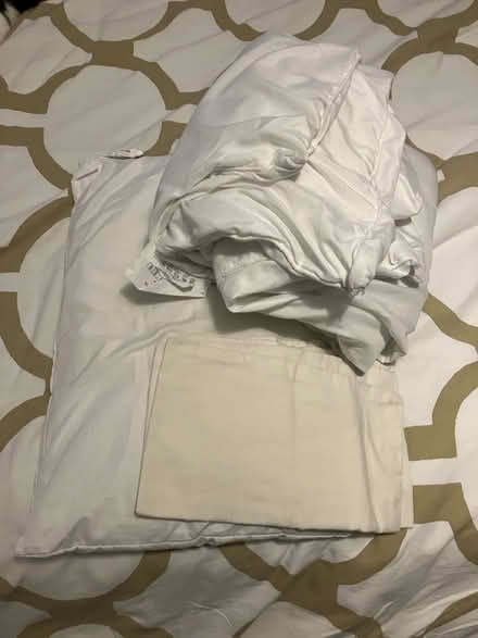 Photo of free Cot bed duvet and pillow (Kempston) #1