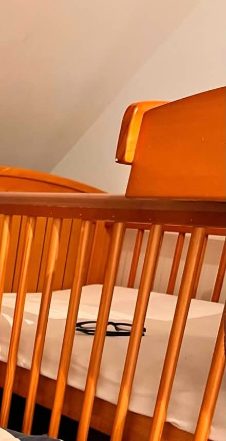 Photo of free Mamas & Papas cot bed with mattress (Shepperton) #1