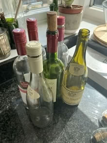 Photo of Empty wine bottles (Clevedon BS21) #1