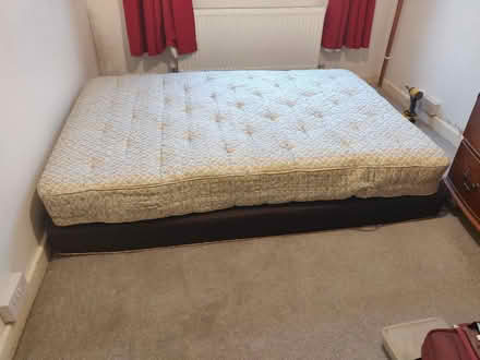Photo of free Double bed, base and mattress (Sherrard's Green WR14) #1