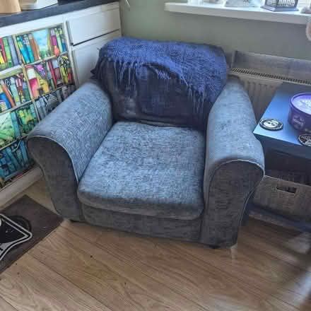 Photo of free 2 grey fabric armchairs (Dublin 15) #2