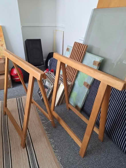 Photo of free Trestle legs for a desk or table (BS16) #1