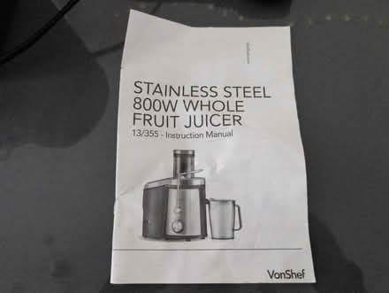Photo of free Vonshef Juicer (Hanham BS15) #1
