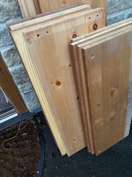 Photo of free Various solid wood shelves (Stinchcombe GL11) #3
