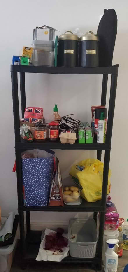 Photo of free Plastic racking shelving unit (MK40 2RA) #1